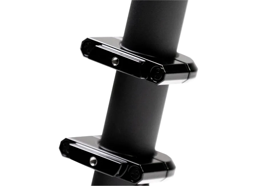 Braçadeira de segurança Flexcom FR6866 – Suporte robusto em alumínio para trotinetes Segway e Xiaomi