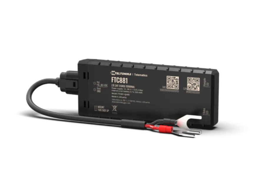 Teltonika FTC881 Rastreador GPS veicular 4G LTE – Proteção IP69K e precisão de 1,8 m
